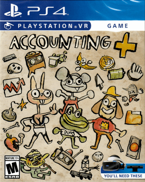 Accounting + box art for Playstation 4